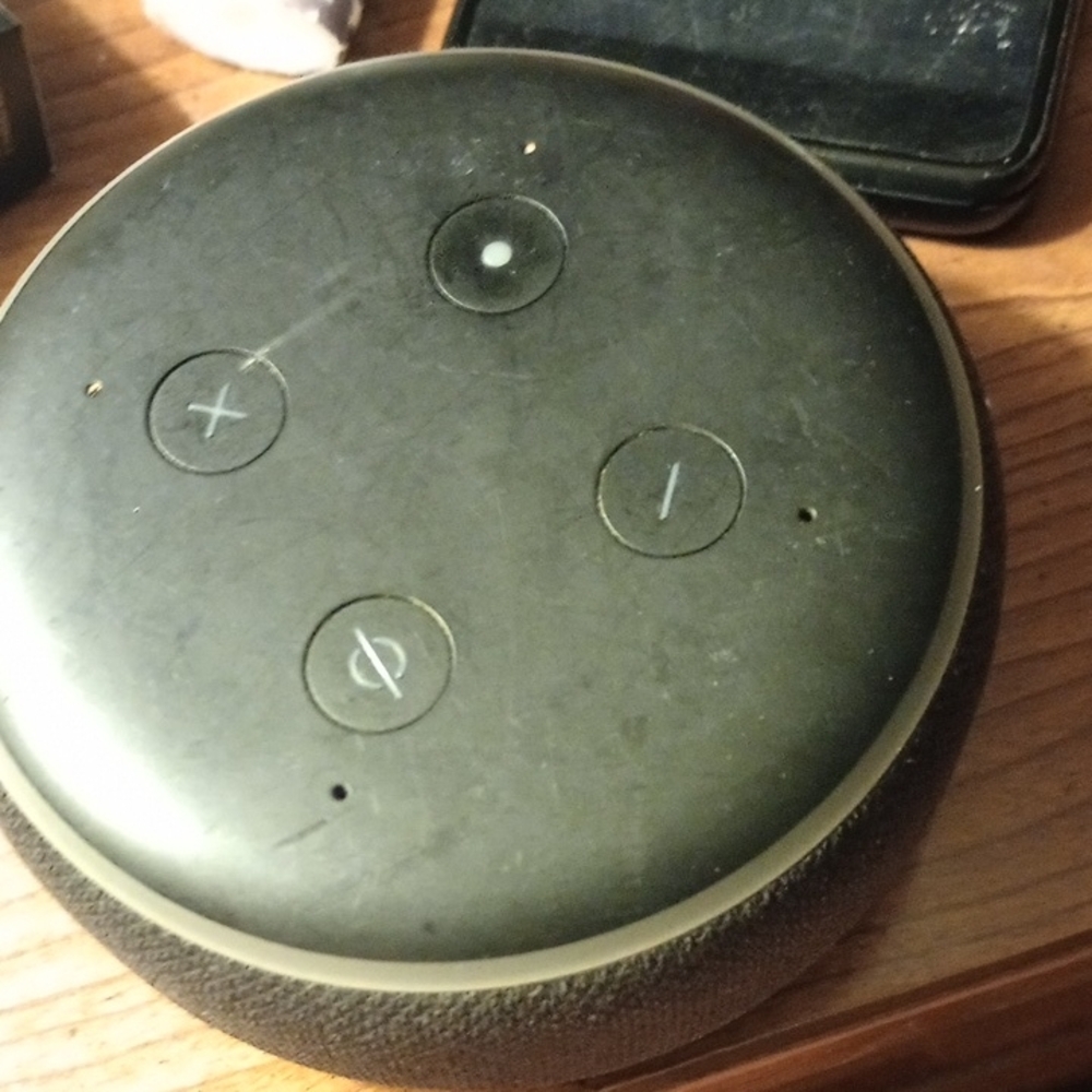 Alexa Echo Dot Black Smart Speaker with Voice Control